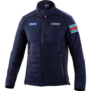Pánská softshellová bunda Sparco softshell bunda Martini Racing, barva: tmavě modrá