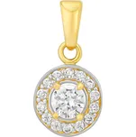 Zlatý přívěsek Solvella ze žlutého zlata a Brilliance Zirconia FNN21473PGYW