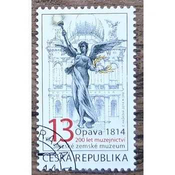 Sběratelství ČR raz. 806, 200 let muzejnictví; Opava 1814 - Slezské zemské muzeum, r. 2014