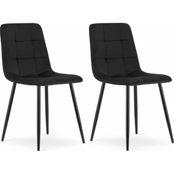 Jídelní židle Židle MODENA – černá / černé nohy 2ks