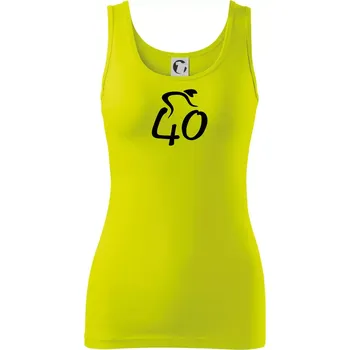 Cyklista slaví čtyřicítku (40) - Dámské tílko - S ( Limetková )