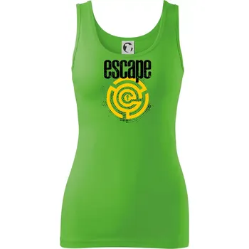 Dámské tričko Escape labyrint - Dámské tílko - XL ( Apple Green )
