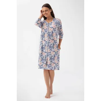 Dámská móda Dámský župan Luna 390 S-2XL W25 švestka L