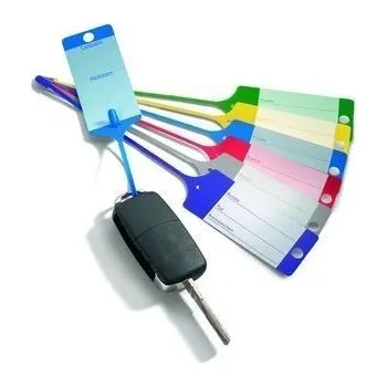 AHProfi Žluté PP plastové visačky na klíče 100ks - 434030070