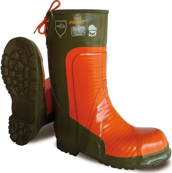 Pánské holínky Holínky lesácké NORA FORST Level 3 oranžovo-zelené velikost: 7