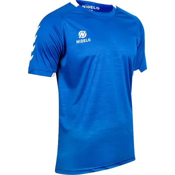 cyklistický dres Hráčský dres NIDELO Player shirt S/S Brest modrá Velikost: S Velikost: M