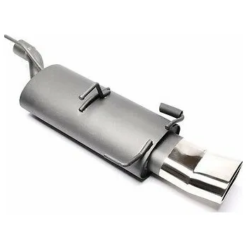 Zadní díl výfuku TA Technix sportovní výfuk - Opel Kadett E hatchback 3/5dvéř. (84-95), 1x 70x140 mm DTM oválná zahnutá nerezová koncovka s pertlem