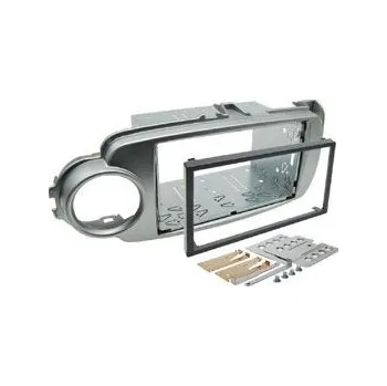 ISO redukce Rámečeka autorádia 2-DIN Toyota Yaris (11->) stříbrná I.