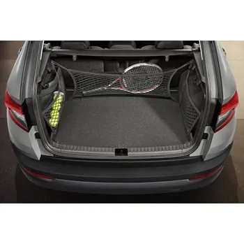 Organizér do auta Škoda Karoq - sítě do kufru 3ks černé