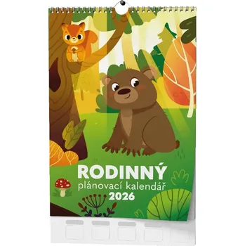 Kalendář Baloušek Tisk Nástěnný rodinný plánovací kalendář BNC9-26 2026