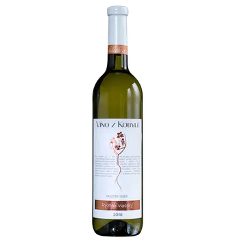 Víno Víno z Kobylí Ryzlink vlašský Vína se vyznačují vyšším obsahem kyselin. Při lepší vyzrálosti hroznů a nižší sklizni jsou svěžě pikantní a ve vyšších stupních přívlastkových vín působí příjemným zralým dojmem. Barva vína je světle žlutá. Vůně vína je širok