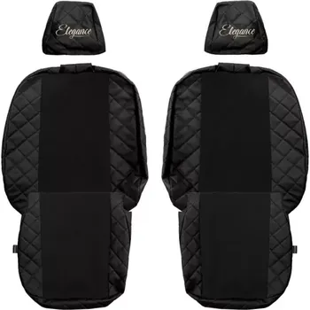 Ochranný autopotah Potahy sedadel (1+1) - Elegance Q, FORD TRANSIT CUSTOM I (01.2012-12.2022) - Sedadlo pro jednoho cestujícího 1+1