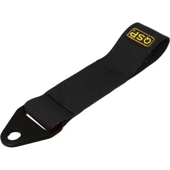 Tažné zařízení QSP - textilní tažné oko černé 20cm