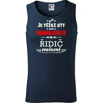 Je těžké být neodolatelný řidič - Tílko pánské Core - 2XL ( Námořní modrá (velmi tmavá - téměř černá) )