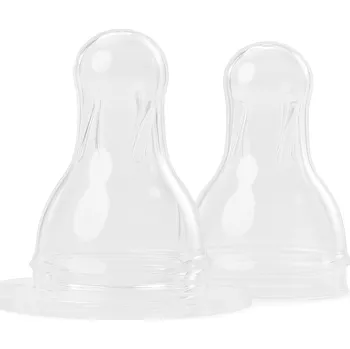 Baby Nova savička silikon kulatá čaj 2 ks