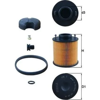 Filtr močoviny Filtr močoviny MAHLE UX 1D