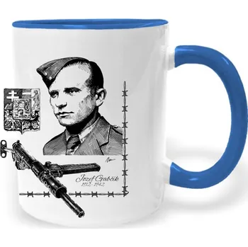 Hrnek - Jozef Gabčík - Operace Anthropoid Barva: Modrá