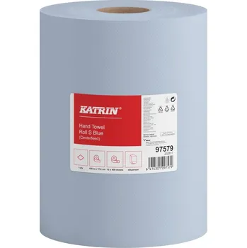 Papírový ručník Papírový ručník v roli KATRIN S modrý