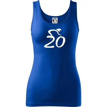 Cyklista slaví dvacítku (20) - Dámské tílko - XL ( Královská modrá )