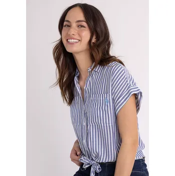 Dámské tričko U.S.Polo Assn. dámská košile Dolman modrá XL