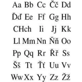 Velká a malá tiskací písmena - nástěnná tabule 70 x 100 cm