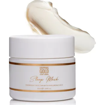 Pleťová maska Dripping Gold Samoopalovací maska pro opálenou, hloubkově vyživenou pleť 50 ml Dripping Gold