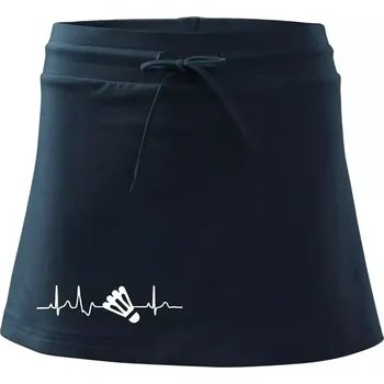 Dámská sukně EKG Badminton košík - Sportovní sukně - two in one - XL ( Námořní modrá (velmi tmavá - téměř černá) )