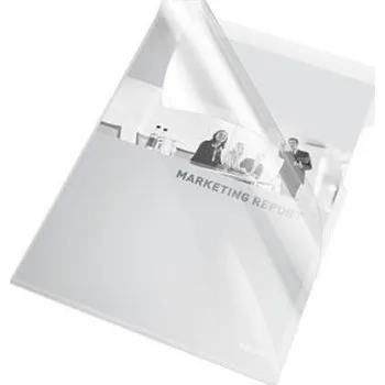 Desky L Esselte Premium A4, PVC, 150 mic, sáček 25 ks, čirá (55430)