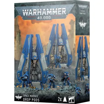 Desková hra Games Workshop Warhammer 40000: Space Marines: Drop Pods
