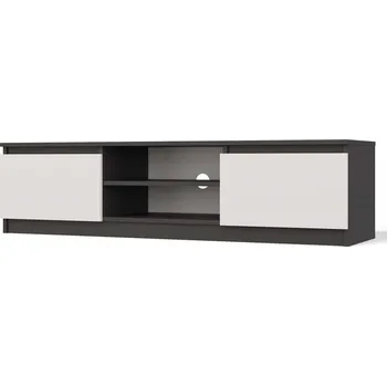 Televizní stolek FALCO TV stolek Malvína 140 antracit/bílá