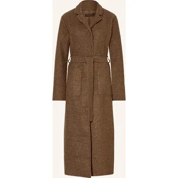 Dámský kabát Miss Goodlife Dámský Kabát Z Buklé, hnědá, 36