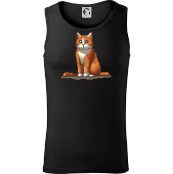 Kočka rezavá - Tílko pánské Core - 2XL ( Černá )