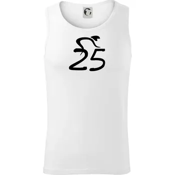 Cyklista slaví pětadvacítku (25) - Tílko pánské Core - 2XL ( Bílá )