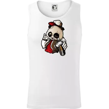 Graffiti panda - Tílko pánské Core - XL ( Bílá )