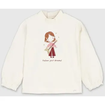 Dívčí oblečení Tričko s dlouhým rukávem Mayoral 2073.4D.Baby.9BYA růžová 03X, vel. 104