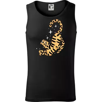 Pánské termoprádlo Tygr s hvězdami (studio-arte.cz) - Tílko pánské Core - 2XL ( Černá )