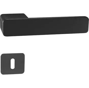 Dveřní kování GK - R8 ONE rozety WC, klika/klika Grafit černá (28)