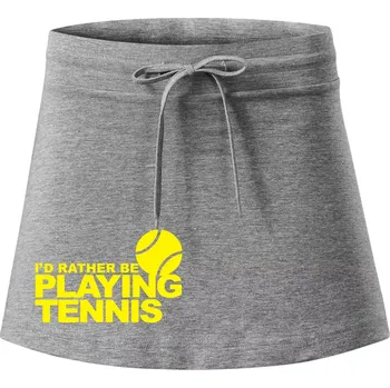 Dámská sukně Playing tennis - Sportovní sukně - two in one - XL ( Tmavě šedý melír )