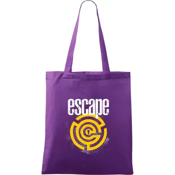Escape labyrint - Taška bavlněná - 42 x 38 cm ( Fialová )