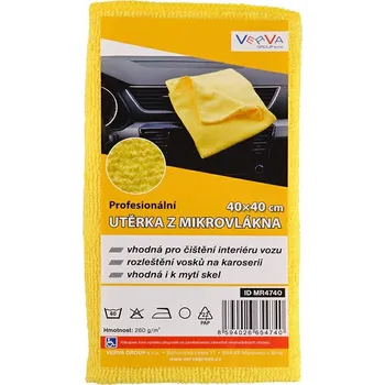 UTĚRKA Z MIKROVLÁKNA 40x40 cm,260 g/m2