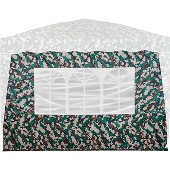 Zahradní stan INSTENT Boční stěna se 3 okny, 3 x 3 m, woodland