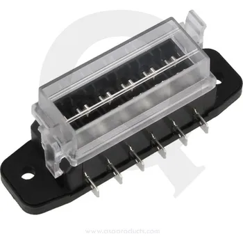 Autopojistky QSP - 6-pojistkové pouzdro