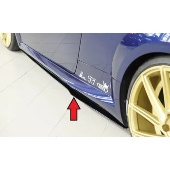 PC tuning Rieger spoiler pod boční práh mont. strana levá pro Audi TTS 8J-FV, 8S kupé, roadster před faceliftem, r.v. 07/14-08/18, plast ABS bez povrchové úpravy