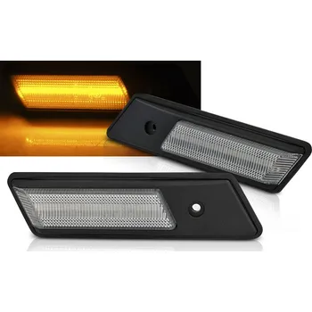 Směrový světlomet BMW E36 90-96 - LED dynamické blikače chrom