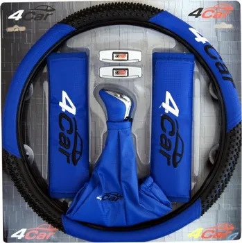 Potah na volant Tuningový set - 4car modrý