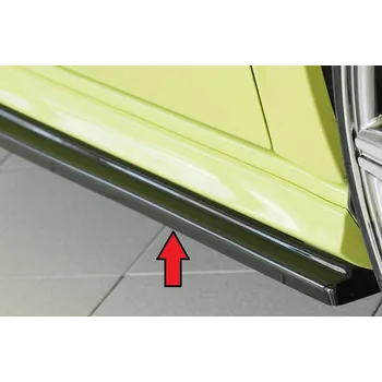 PC tuning Rieger spoiler pod boční práh mont. strana pravá pro Audi A3 8V 5-dvéř. (sportback 8VA) vč. faceliftu, 07/12-08/16, 09/16-, plast ABS lakovaný do černé lesklé barvy