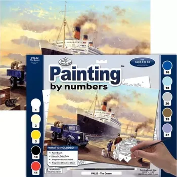 Malování podle čísel 30x40 cm- Loď