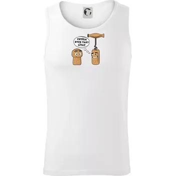 Pánská móda Zátka - chtěla bych taky lítat - Tílko pánské Core - XL ( Bílá )