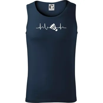 EKG Badminton košík - Tílko pánské Core - S ( Námořní modrá (velmi tmavá - téměř černá) )