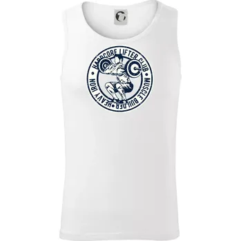 Pánská móda Hardcore Lifter heavy iron - Tílko pánské Core - L ( Bílá )